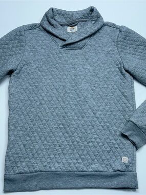 Marine Layer Lady Corbet Pullover Womens Size Small Gray Diamond Quilted.   READ